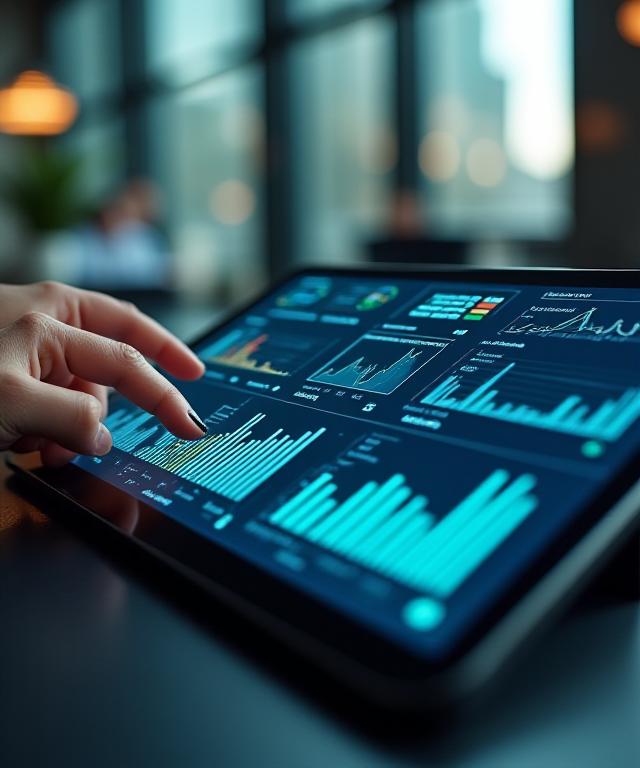 Bespoke data intelligence reporting visual
